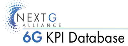 Next G Alliance 6G KPI Database